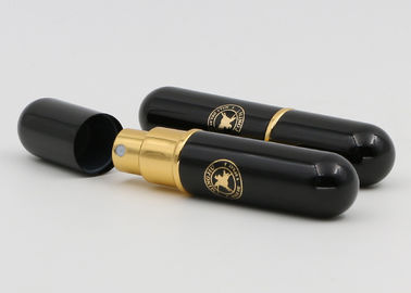 Nachfüllbare Parfüm-Sprühflaschen Reise-Größe gravierte Mini Perfume Atomiser Black Emptys