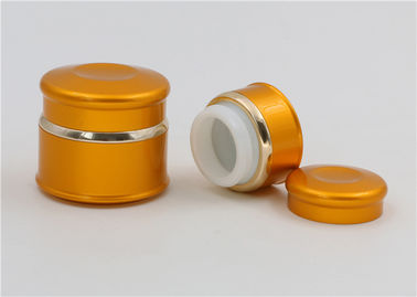 Aluminiumglaskosmetik rüttelt Goldfarbe der Behälter-15ml 20ml 50ml