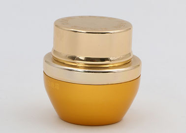 Bereifte kleine kosmetische Glasgläser mit Deckeln, Goldglassalbe rüttelt Luxus