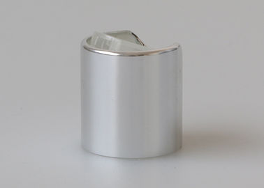 Glänzende silberne Disketten-Spitzen-Kappe, Shampoo-kosmetische Kappen-Lech-Oberfläche