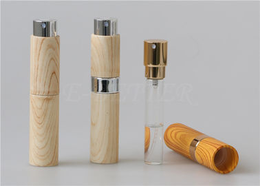 Reise-Größen-Torsion und Spritz Plastik-Mini Spray Bottle Wood Grain Oberfläche des Zerstäuber-10ml