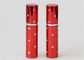 Rotes Mini-20ml gravierte tragbare Parfüm-Zerstäuber-Oberflächen-Punkt-Schraube an der Dichtung