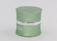 Mustern Sie grünes kosmetisches Verpackungs-Sahnealuminium Shell der Glas-Kosmetik-Glas-15g