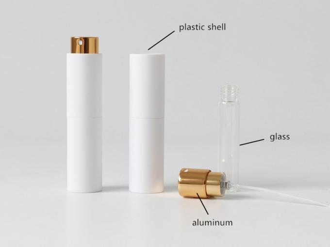 Kosmetische Flasche 2 der nachfüllbaren Minireise der parfümzerstäubersprühflasche 10ml leeren