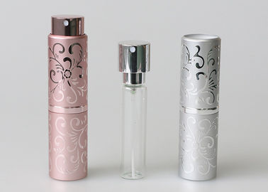 Kleine nachfüllbare Glastorsion und Spritz Zerstäuber-Parfüm-Sprühflasche-rosa Farbe fertigte besonders an