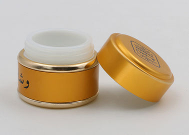Gold 1 Unze 2 Unze 4-Unze-kosmetische Glasgläser, Make-upProbengefäß-Aluminiumabdeckung