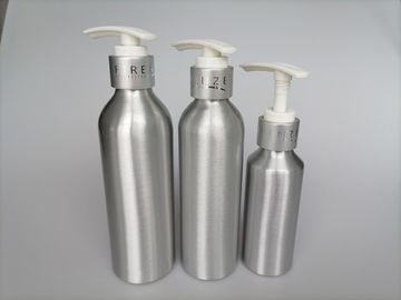 Hautpflege-silbernes kleines Aluminium füllt Gesichts-Serum-Verpackungs-Kosmetik-Pumpflaschen der Pumpflasche-120ml ab
