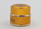 Gold 1 Unze 2 Unze 4-Unze-kosmetische Glasgläser, Make-upProbengefäß-Aluminiumabdeckung