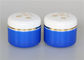 Luftdichte kosmetische Plastikgläser 50g, kundenspezifischer kleiner blauer Plastik rüttelt Unguent-Verpackung