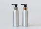 Silberne Aluminiumflaschen-Handdesinfizierer-Flasche Alohol-Reise-Größen-leere kosmetische Aluminiumflaschen